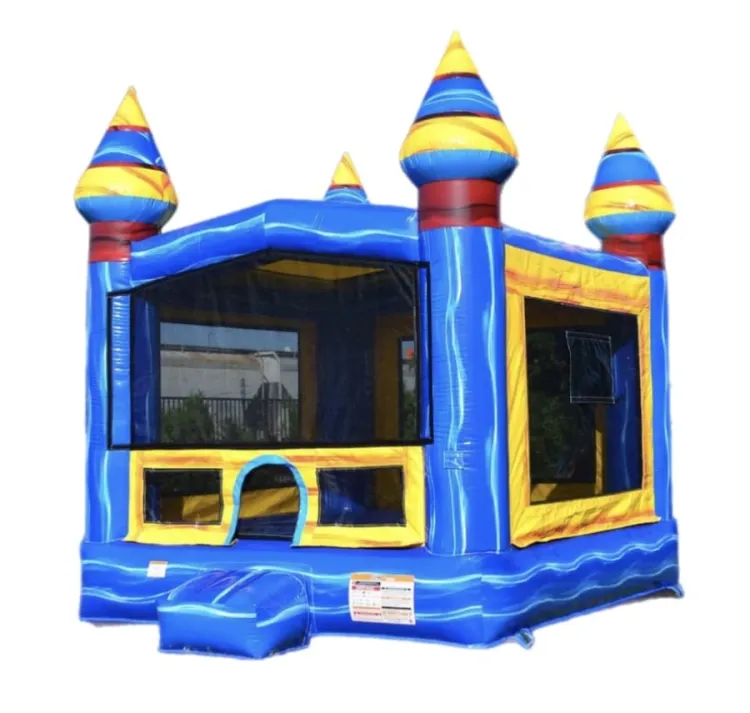 13'x13' Blue Castle Bounce House