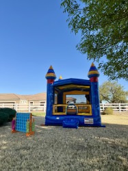 IMG 1151 1754363824 13'x13' Blue Castle Bounce House (With Basketball Hoop)