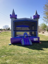 IMG 3512 1754421349 13x13 Crystal Castle Bounce House (with Basketball hoop)
