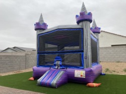 IMG 3753 1754421349 13x13 Crystal Castle Bounce House (with Basketball hoop)