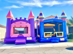 IMG 8826 1754365289 13'x13' Pink Castle Bounce House