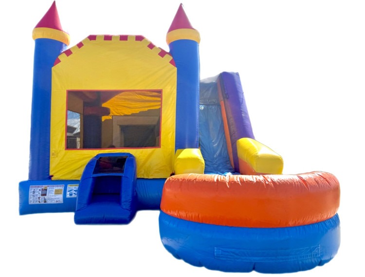 Classic Bounce House with Slide 6in1