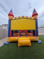 IMG 0515 1767804290 13x13 Lava Castle Bounce House (With Basketball Hoop)
