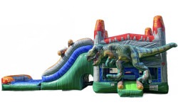 Dinosaur Bounce House With Slide
