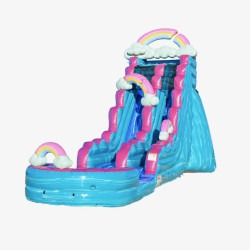 20ft Rainbow Rush Water Slide