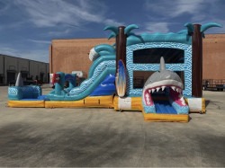 IMG 3525 1789065215 Shark Island Rush Bounce House with Slide