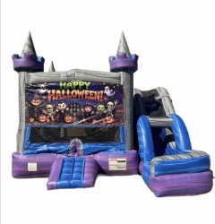 Halloween Bounce House With Slide